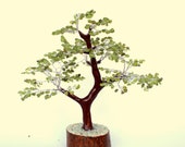 Natural Peridot Chips Decor Gem Tree