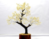 Natural Citrine Chips Decor Gem Tree