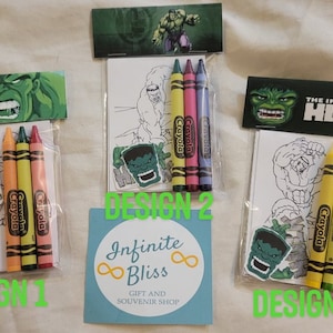 Hulk Coloring Packs | Coloring Pages | Party Favor |  Crayola Crayons