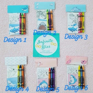 Shark Coloring Packs | Shark Coloring Pages | Shark Game Party Favor |  Crayola Crayons