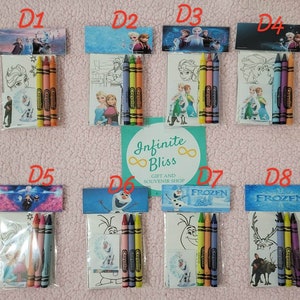 Frozen Coloring Packs | Coloring Pages | Party Favor |  Crayola Crayons