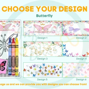 Butterfly Coloring Packs | Butterfly Coloring Pages | Butterfly Birthday | Party Favor | Birthday Party Supply | Crayola Crayons