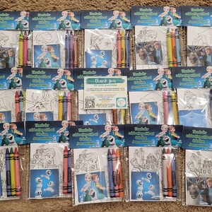 Frozen Coloring Packs | Coloring Pages | Frozen Party Favor for Kids | Elsa | Anna | Olaf | Birthday Souvenir Supplies | Crayola Crayons image 12