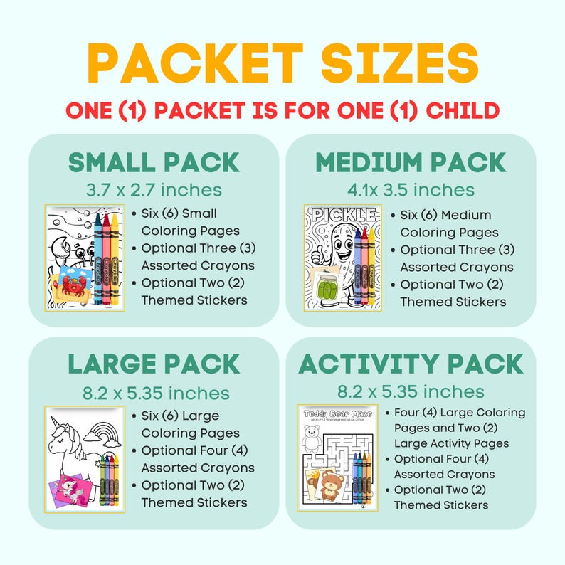 Paquetes para colorear de pizza / Páginas para colorear / Recuerdos de fiesta para niños / Rebanada de rebanada para bebé / Suministros de recuerdo de cumpleaños italiano / Pegatinas / Crayones imagen 3