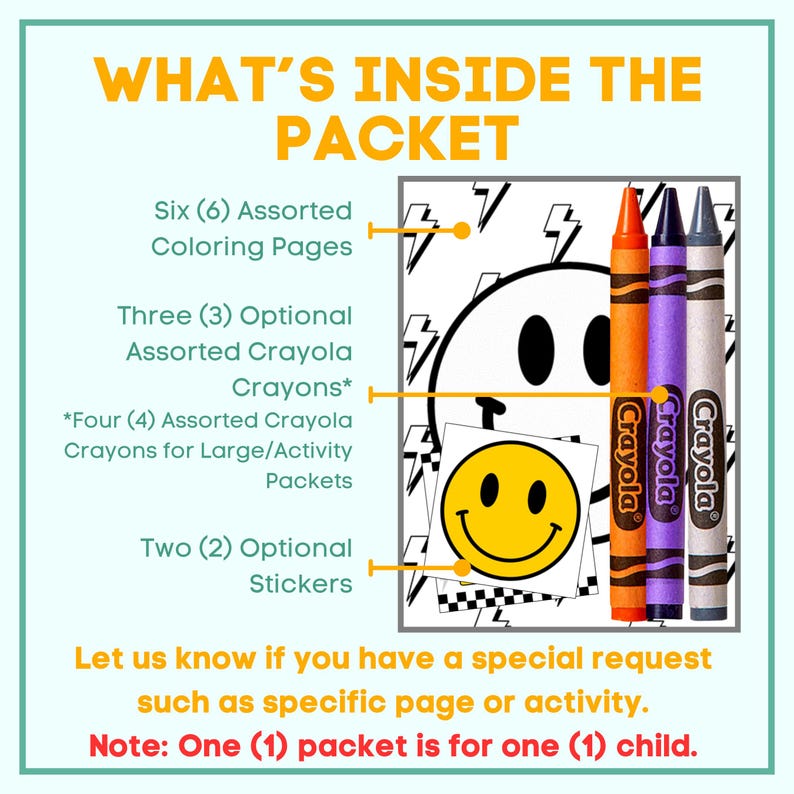 One Happy Dude Coloring Packs | Coloring Pages | One Happy Dude Party Favor for Kids | Smiley | 1st Birthday Souvenir Supplies | Crayons image 2