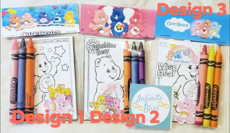 Care Bears Coloring Packs / Dibujos para colorear / Party - Etsy España