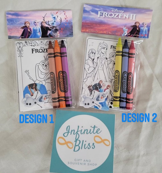 Frozen Coloring Packs Coloring Pages Party Favor | Etsy