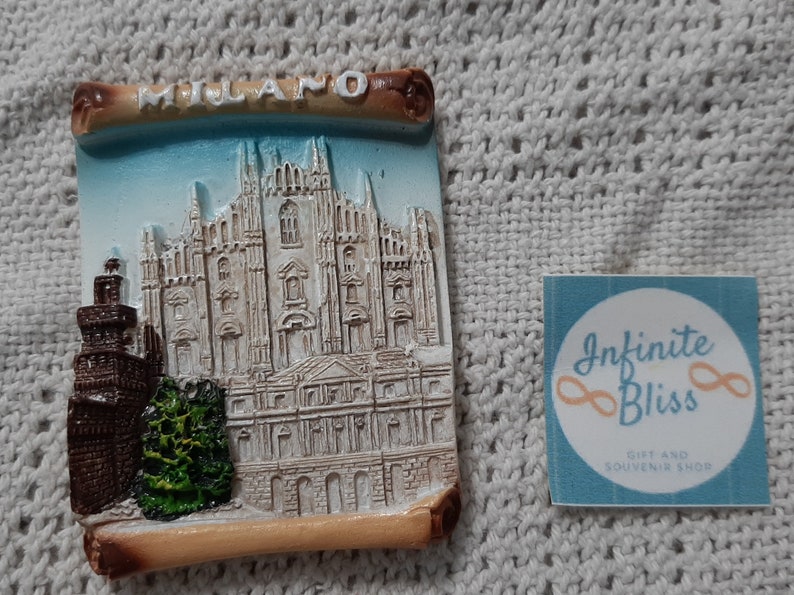 Infinite Bliss  Milano Italy Ceramic Ref Magnet image 0