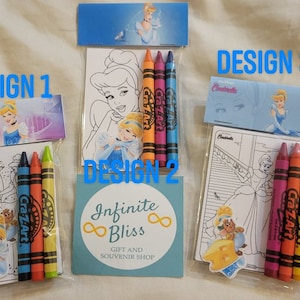 Cinderella Coloring Packs | Coloring Pages | Party Favor |  Crayola Crayons
