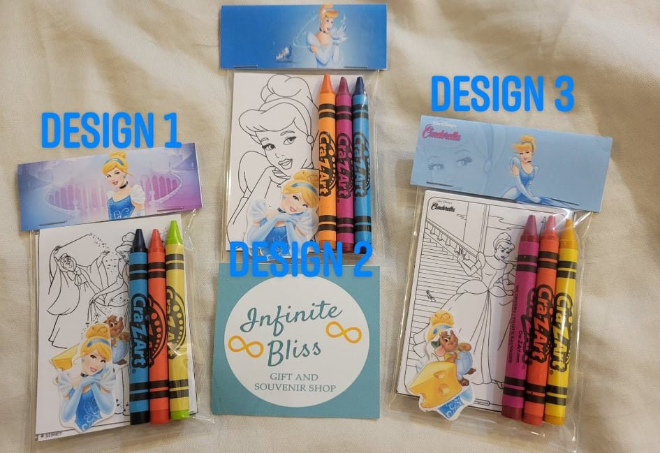 Cinderella Coloring Packs | Coloring Pages | Party Favor |  Crayola Crayons