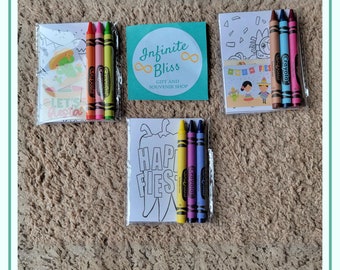 Paquetes para colorear de Fiesta / Páginas para colorear / Cumpleaños / Recuerdos de fiesta / Crayones Crayola
