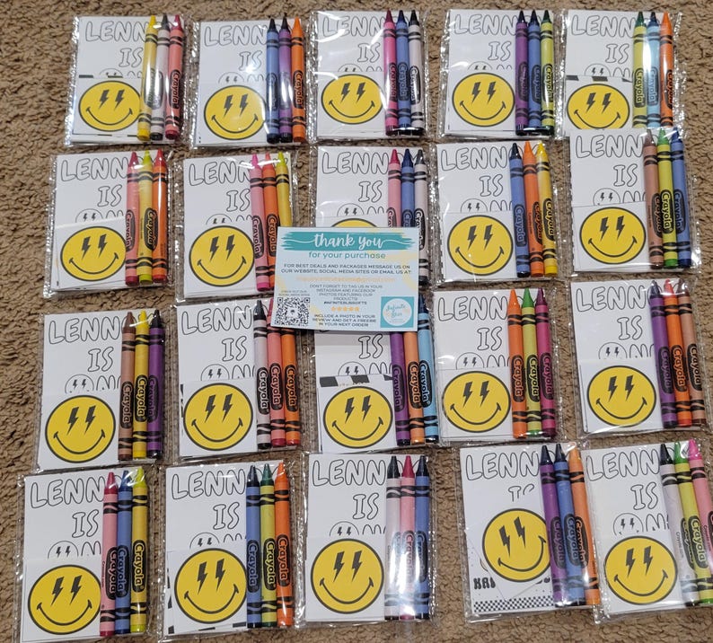 One Happy Dude Coloring Packs | Coloring Pages | One Happy Dude Party Favor for Kids | Smiley | 1st Birthday Souvenir Supplies | Crayons image 8
