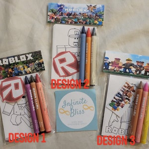 Roblox Coloring Packs Coloring Pages Party Favor - Etsy