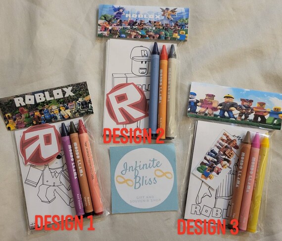 Roblox Coloring Packs Coloring Pages Party Favor - Etsy