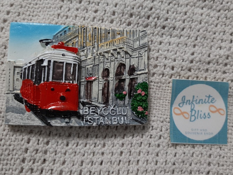 Infinite Bliss  Istanbul Turkey Ceramic Ref Magnet image 0