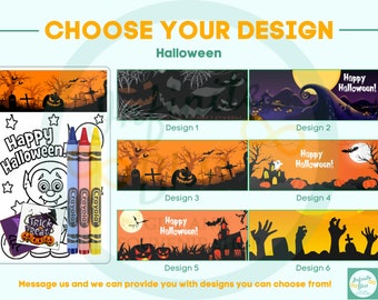 Halloween Coloring Packs | Trick or Treat | Coloring Pages | Party Favors | Giveaway