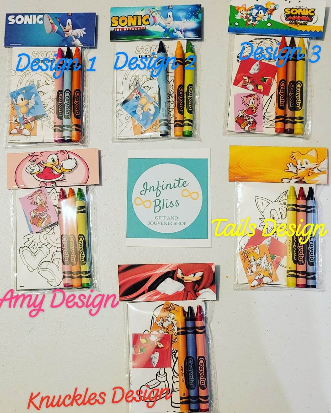 Sonic Coloring Packs | Coloring Pages | Sonic Party Favor for Kids ...