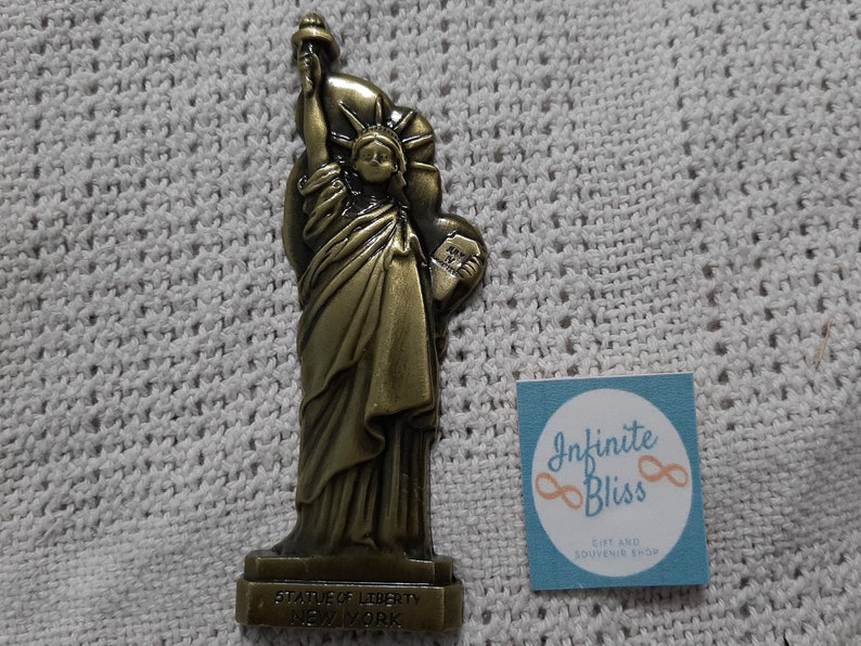 Infinite Bliss  New York Statue of Liberty Metal Ref Magnet image 0
