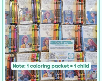 KPop Coloring Packs | Coloring Pages | Party Favor for Kids | Korean Pop Music | KPop Idol | Birthday Souvenir Supplies | Stickers | Crayons