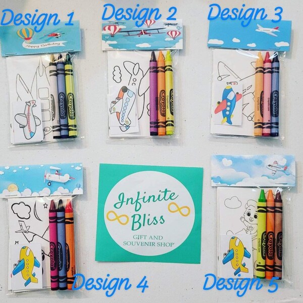 Airplane Crayons Etsy