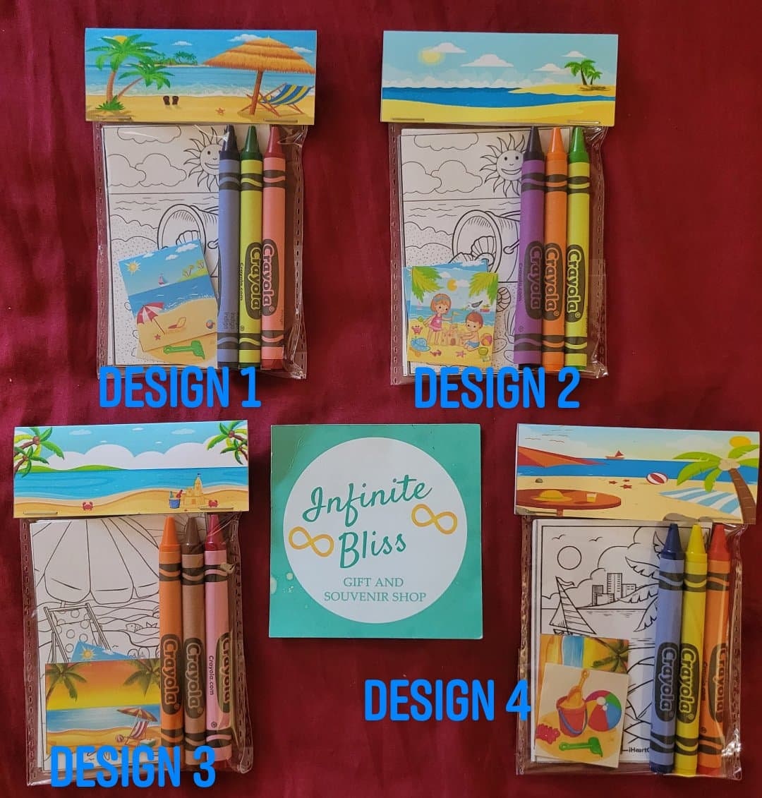 Beach Party Coloring Packs | Coloring Pages | Party Favors | Crayola ...