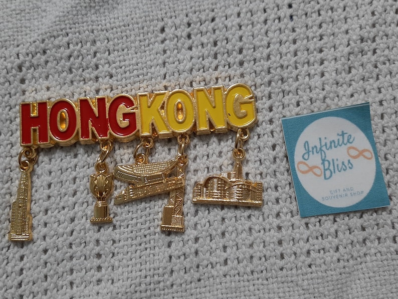 Hong Kong Gold Dangling Metal Ref Buy 4 Metal Etsy