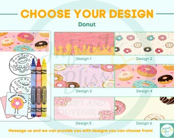 Donut Coloring Packs | Donuts Coloring Pages | Doughnut | Birthday Party | Party Favor | Crayola Crayons