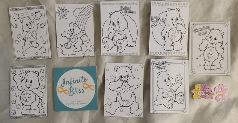 Care Bears Coloring Packs / Dibujos para colorear / Party - Etsy España