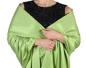 lime green shawls