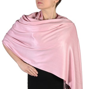 Dusky pink shawl for wedding clearance