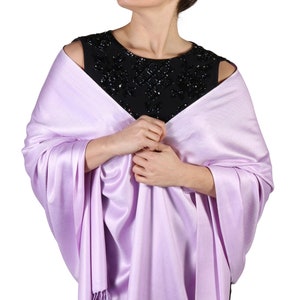 Lilac shawl for wedding