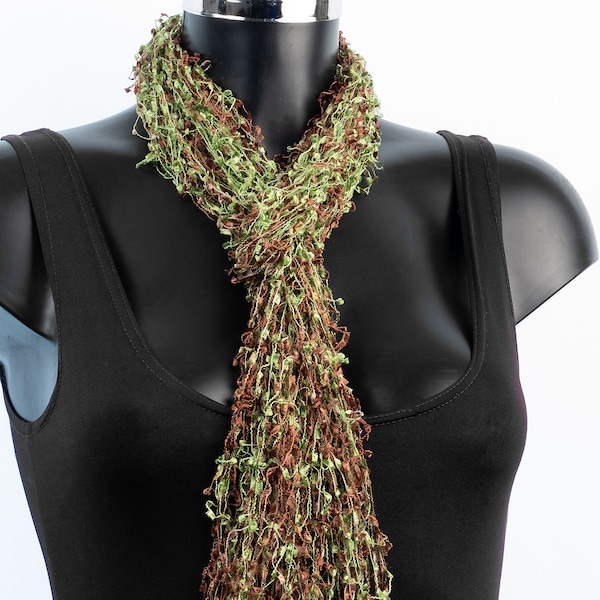 handmade fair trade green scarf ethical fashion multicolor scarf pretty gift for her fairtrade products wedding wrap summer fashion scarf