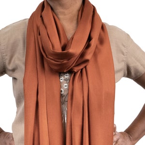 Bronze Pashmina, Scarves and Wraps, Brown Scarf, Bridal Wrap, Brown Accessories, Ethical Gift For Her, Scarves And Wraps, Fair Trade Shawl