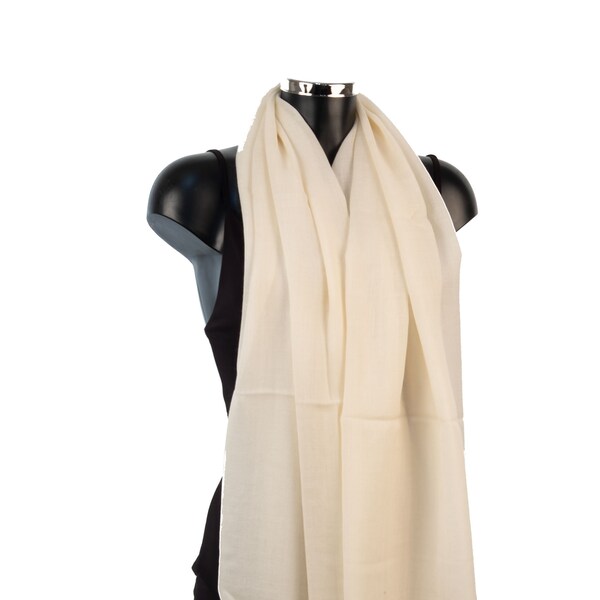 womens cream shawl