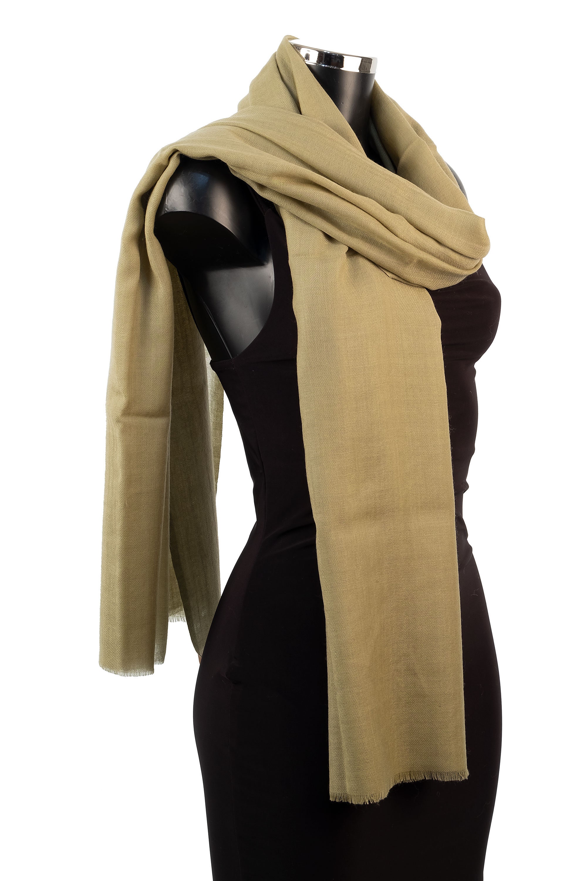 sage green wool scarf