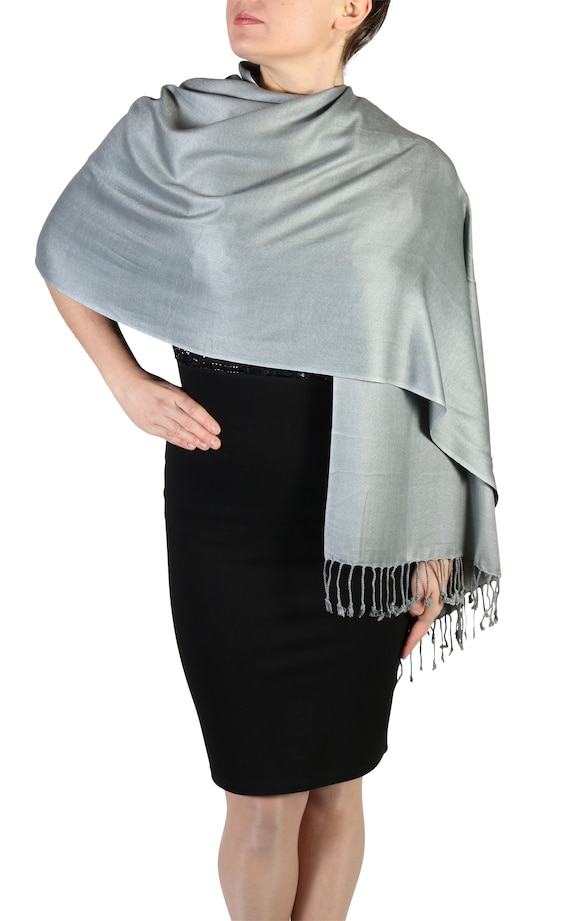 shawl silver evening wrap