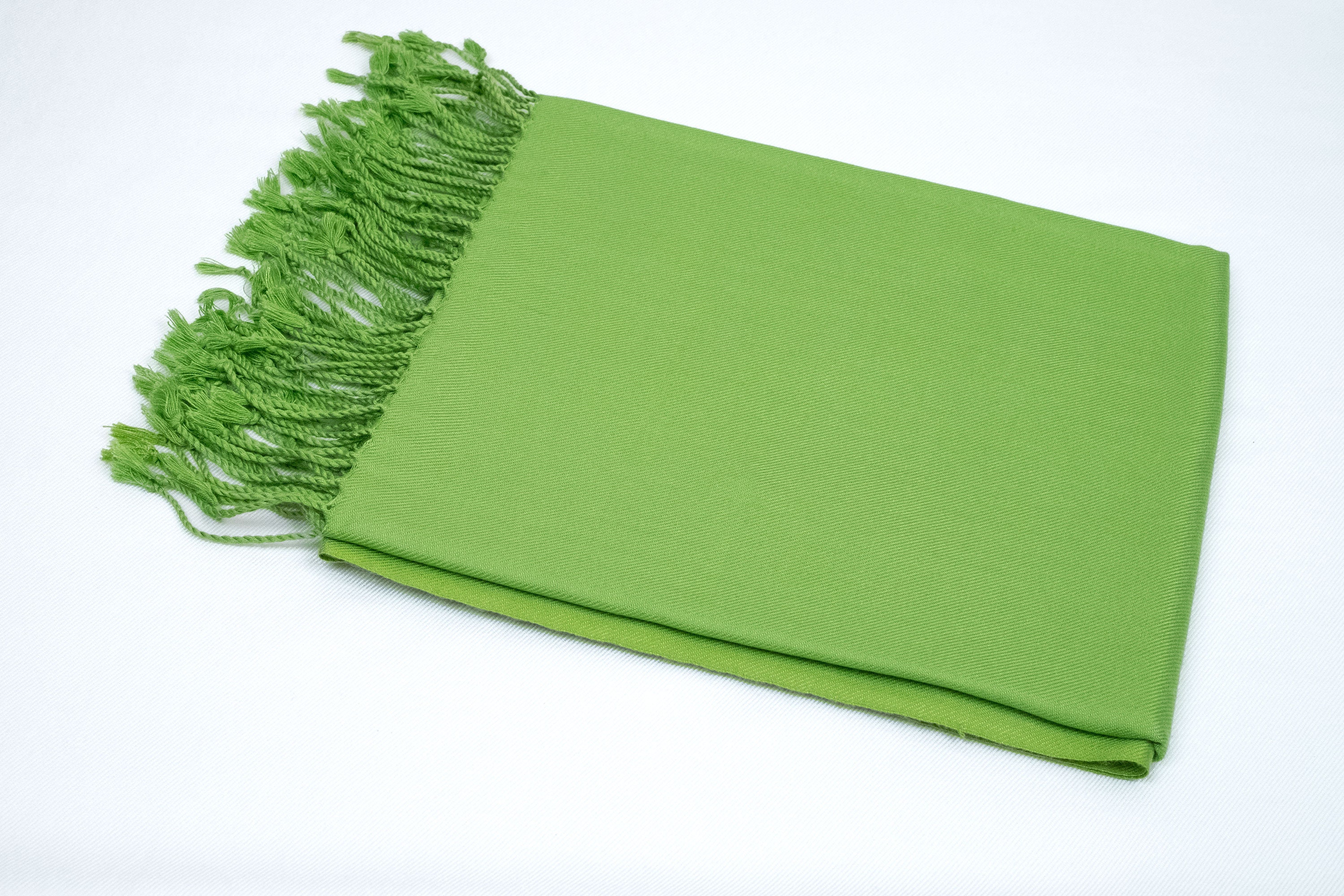 LissKiss Pashmina-Schal Mit Ombre Paisley-Muster – Grün, 70x180 Cm, Mit Fransen