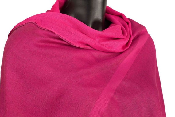 cerise pink shawl