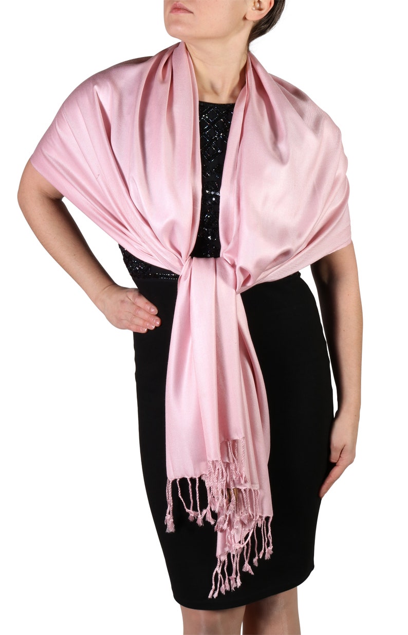 Pink Pashmina Weddings Shawls and Wraps Pink Wedding Etsy