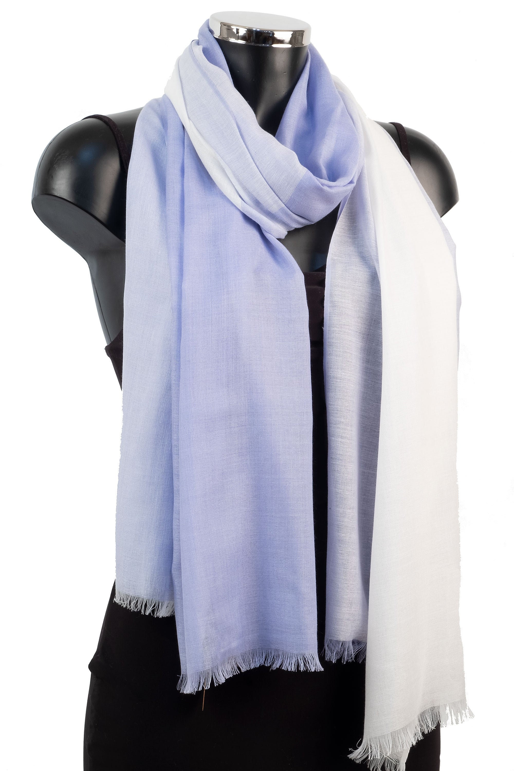 weisser pashmina schal