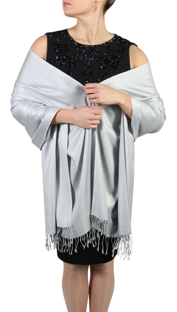 Silver shawls for bridesmaids Clearance