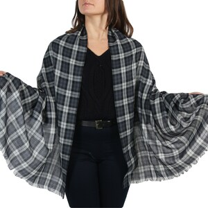 Plaid Tartan Scarf, Tartan Gift Idea, Unisex Tartan Scarf, Winter Plaid Scarf, Tartan Pashmina Scarf, Wedding Shawl, Zara Style Scarf