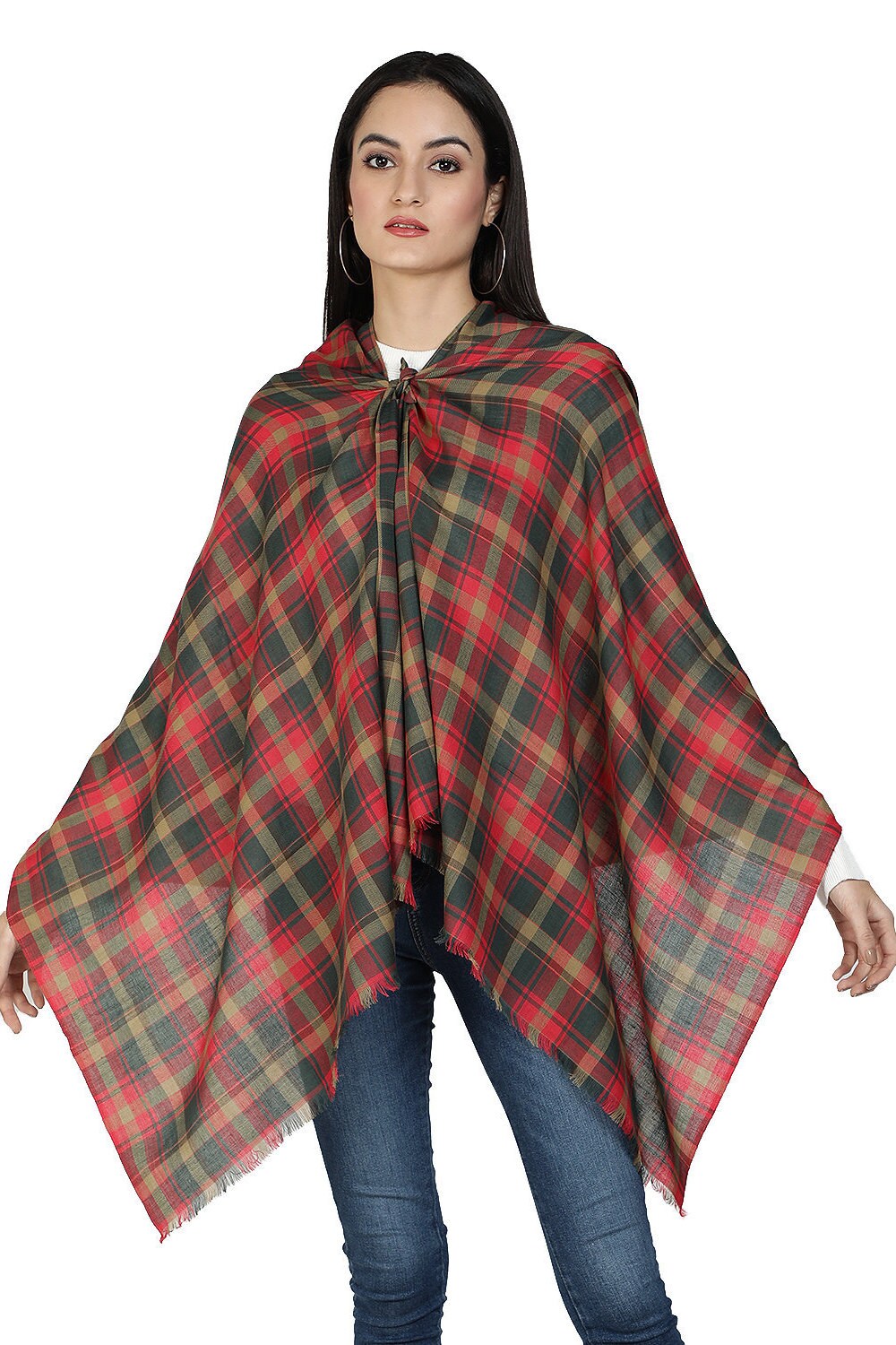 Maple Leaf Tartan Plaid Scarf & Tie Set - 100% Lambswool Scottish Clan Gift Collection