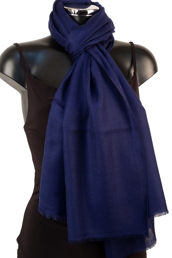 Navy blue winter best sale scarf