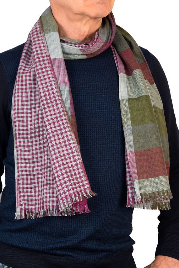 Bezem Koor bedrag Mens Cotton Scarf Herrenschal Heren Sjaal Winter Scarf Men - Etsy Israel