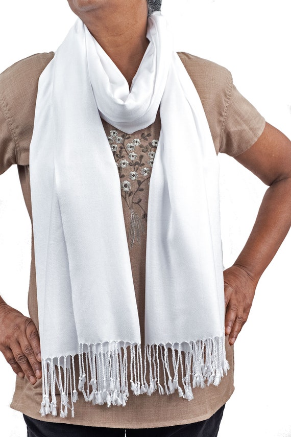 White Wedding Shawl Pashmina Scarf White Bridal Shawl Evening Shawl Bridal Cover Up. the Perfect Wedding Accessories for You. Etsy UK