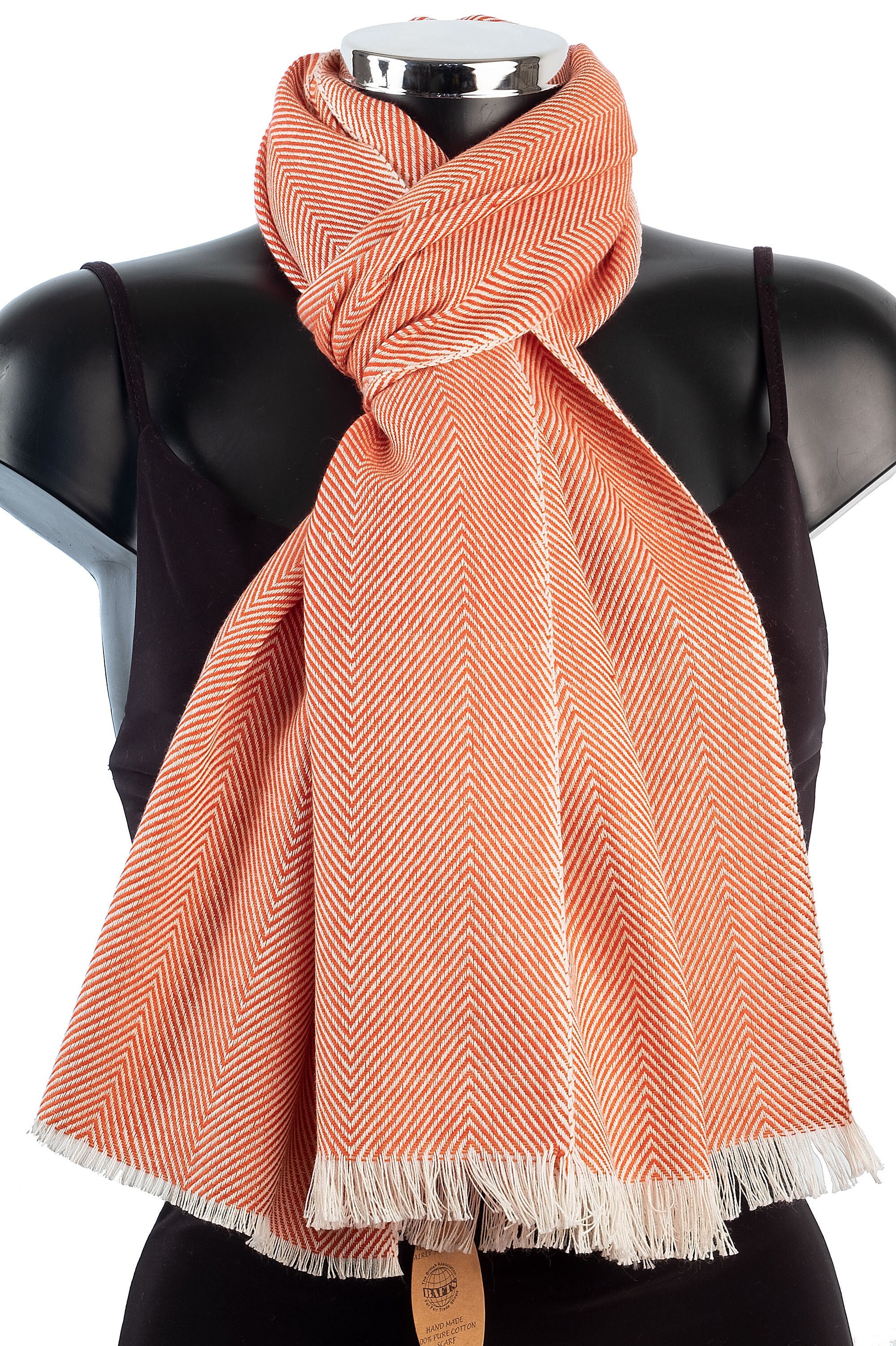 SOFT BRUSHED HERRINGBONE SCARF