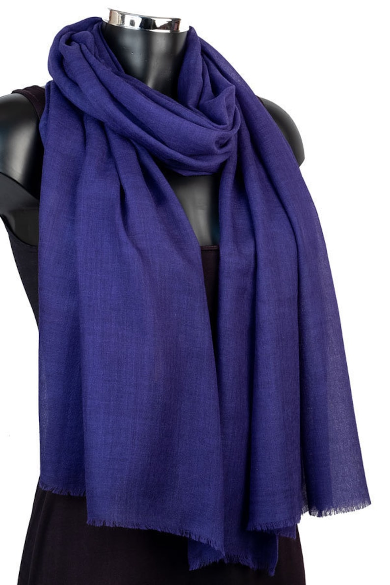 navy blue pashmina wrap