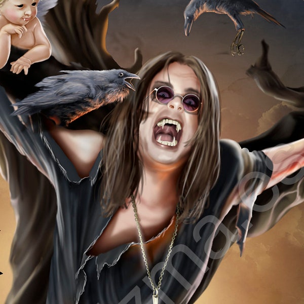 ozzy osbourne drawings for sale