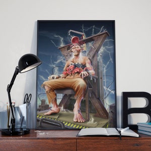 Eddie Iron Maiden in electric chair Poster image 5
